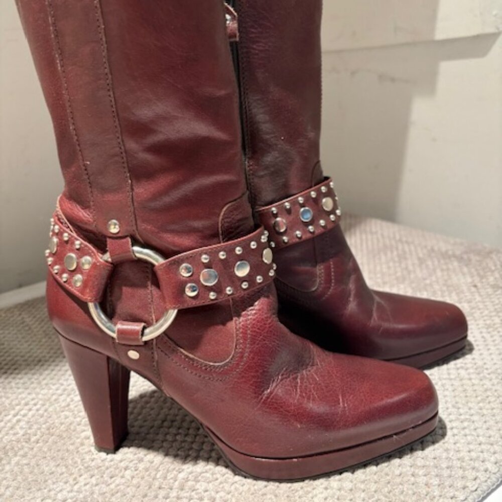 Brown Leather Italian boots